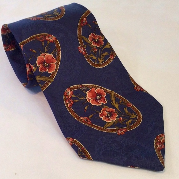 Liberty of London silk necktie. - Picture 1 of 7